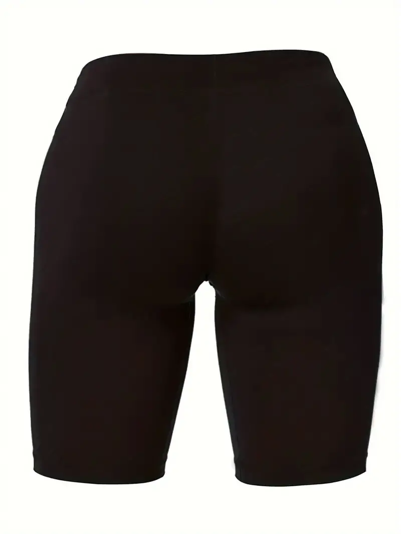 Conjunto de playera de manga corta y cuello redondo con shorts tipo biker - Imagen 10