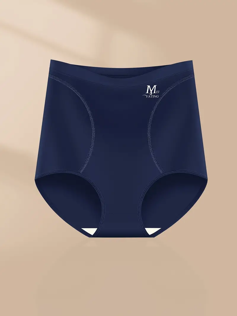 3 Piezas de Bragas De Cintura Alta Con Estampado De Letras - Imagen 6