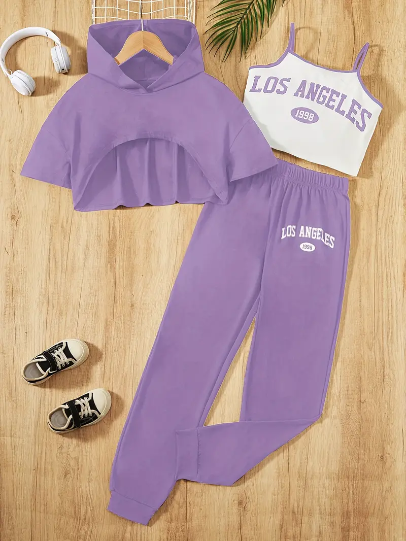 Conjunto Deportivo De 3 Piezas Para Adolescentes
