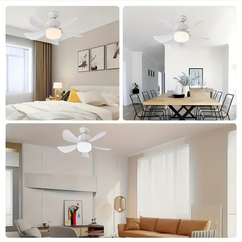 Ventilador de techo con luz y control remoto - Imagen 7