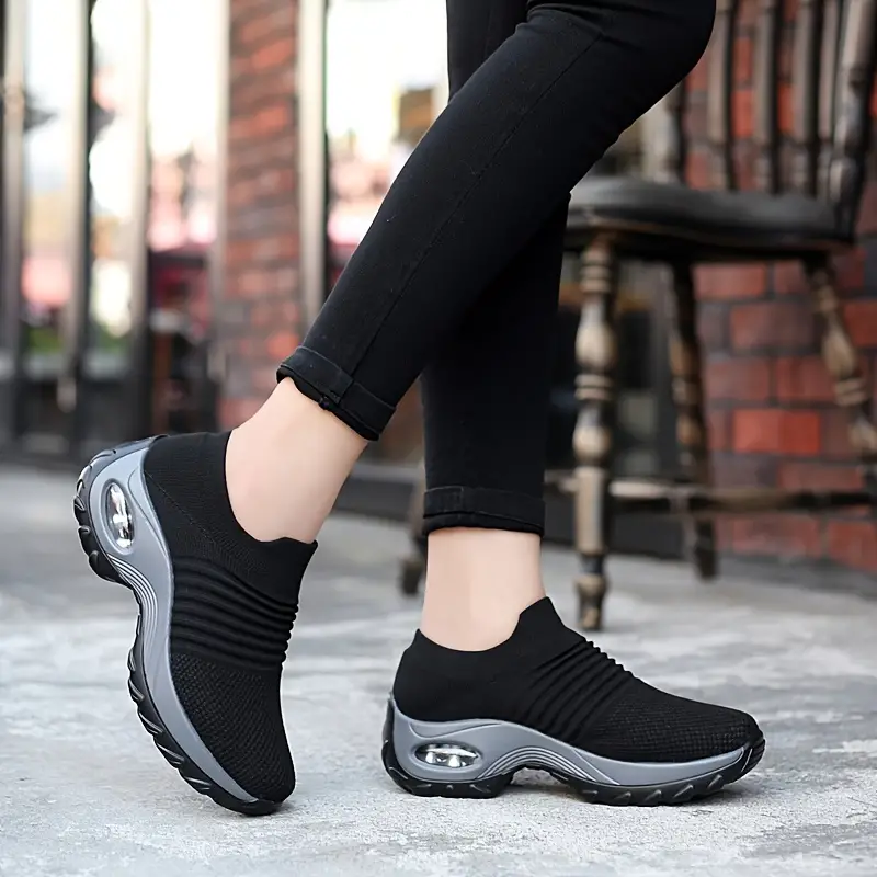 Tenis Deportivos Gruesos de Color Sólido para Mujer - Imagen 10