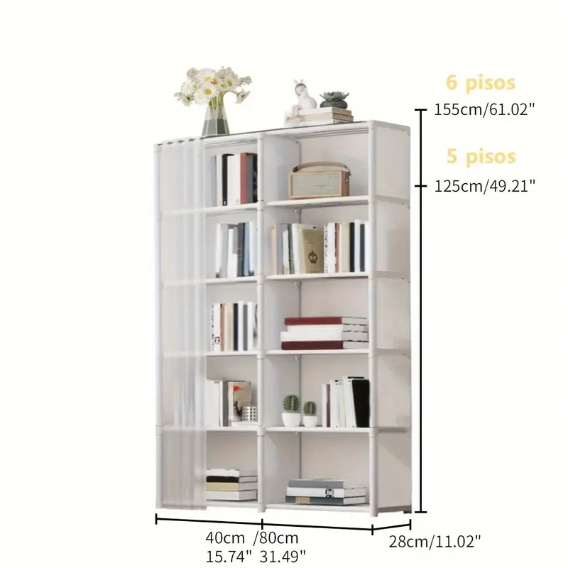 Estantería De Almacenamiento De Libros - Imagen 9