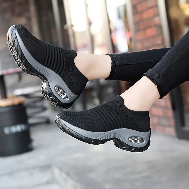 Tenis Deportivos Gruesos de Color Sólido para Mujer - Imagen 9