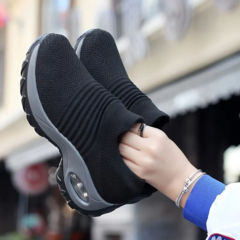 Tenis Deportivos Gruesos de Color Sólido para Mujer - Imagen 8