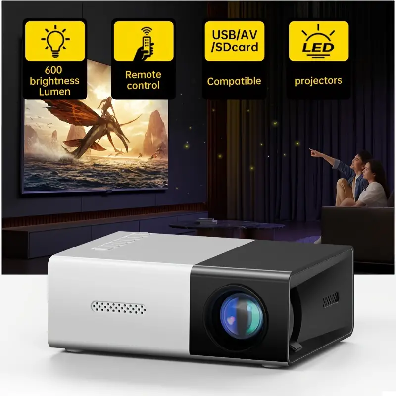 Proyector portátil de cine en casa - Imagen 2