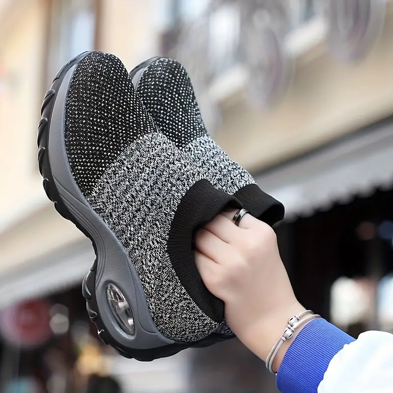 Tenis Deportivos Gruesos de Color Sólido para Mujer - Imagen 3