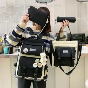 4 piezas de mochila