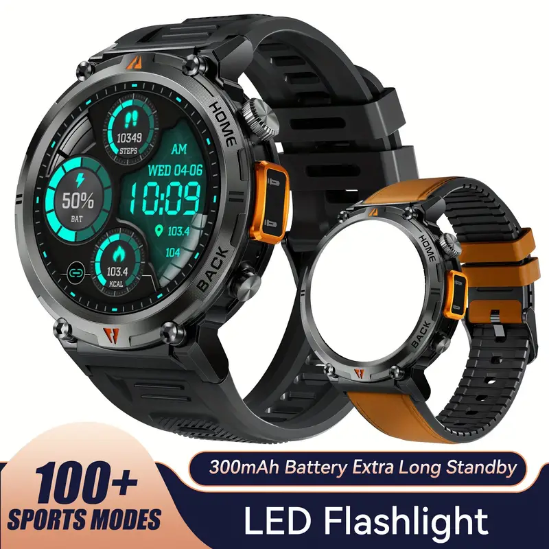 JELLOO Reloj Inteligente Deportivo para Hombres