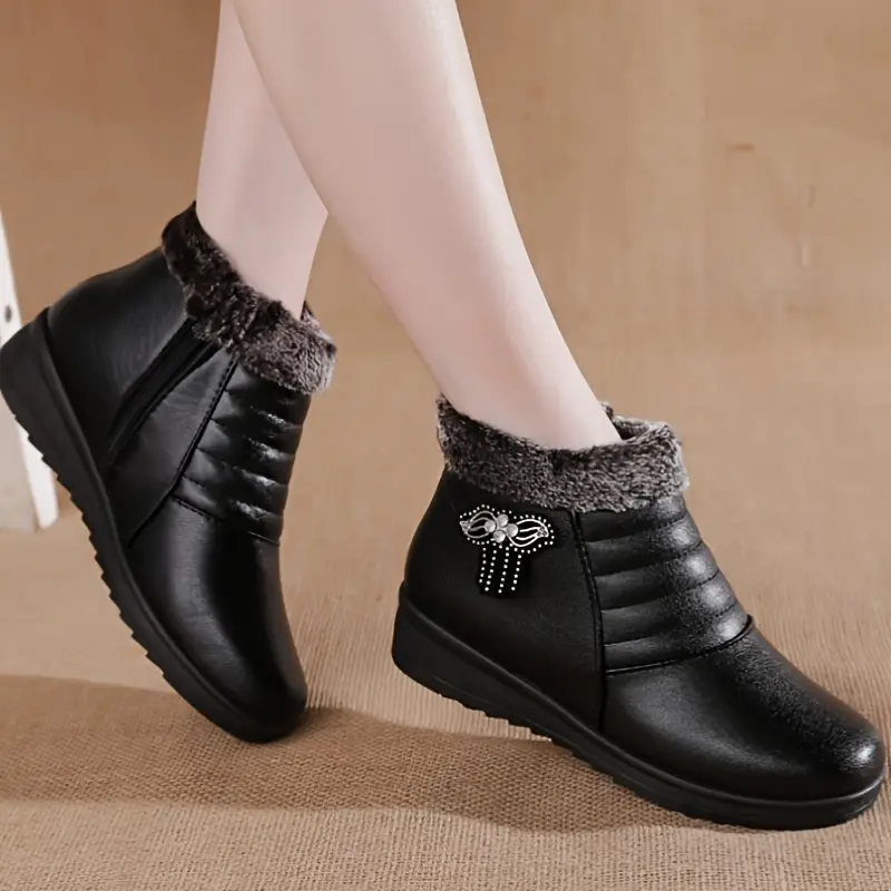 Botas de Mujer de Color Sólido - Imagen 2